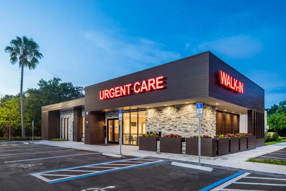 Urgent care facility exterior in Bunnell, Florida